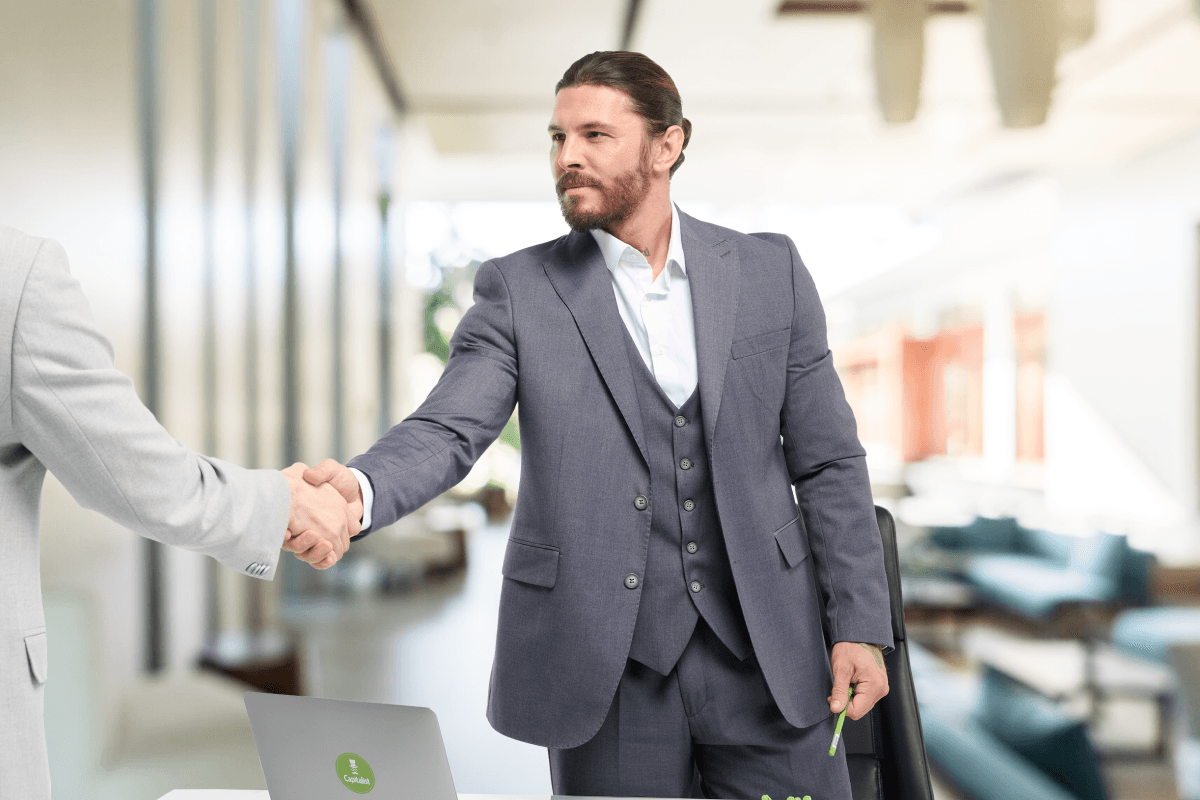 Partners handshake