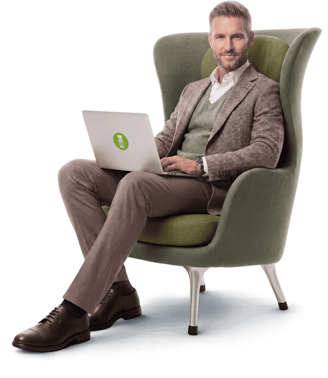 Man in chair