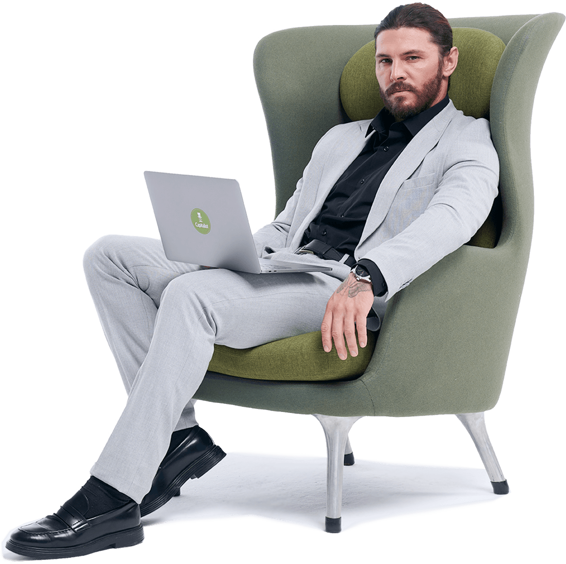 Man in chair