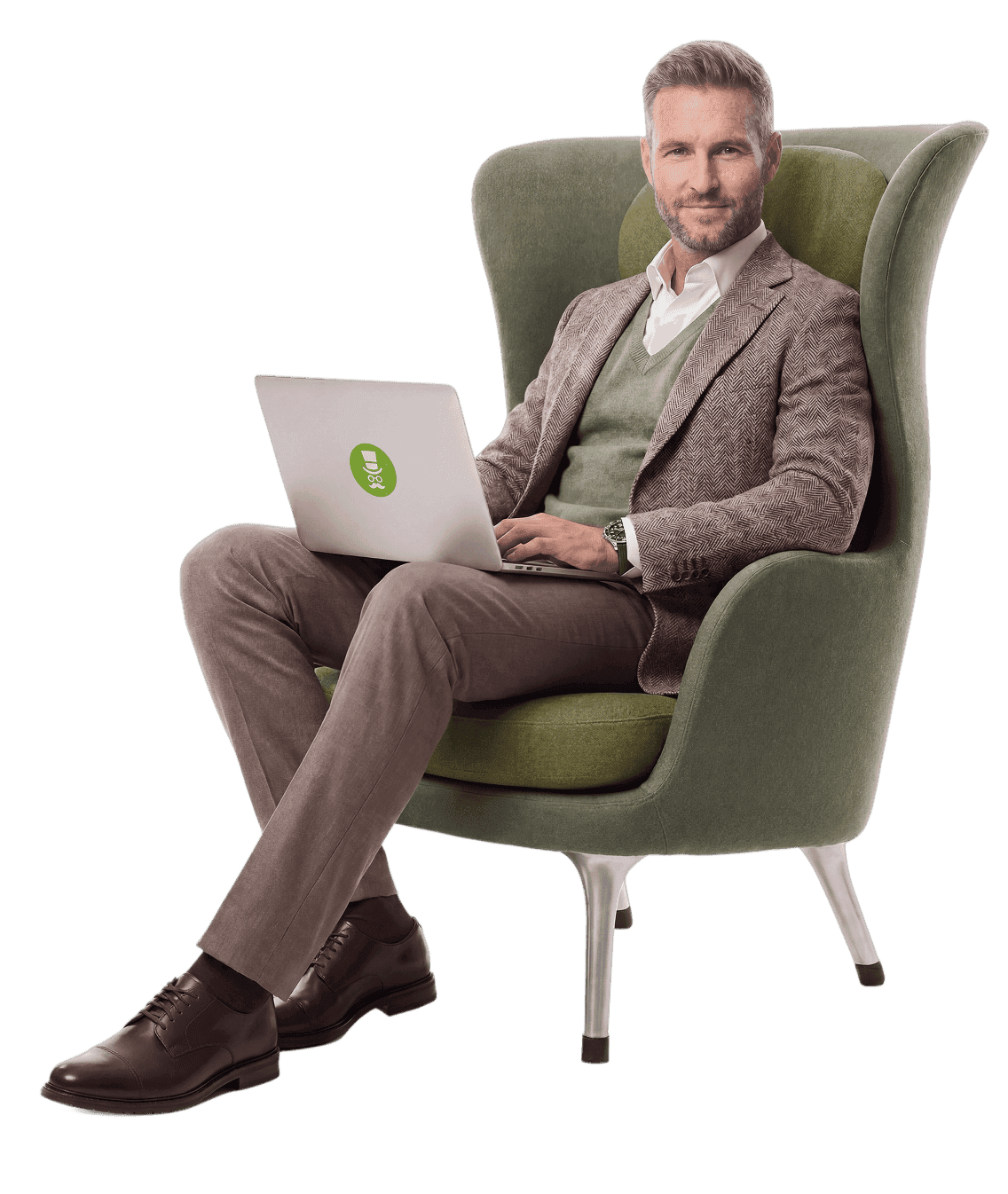 Man in chair