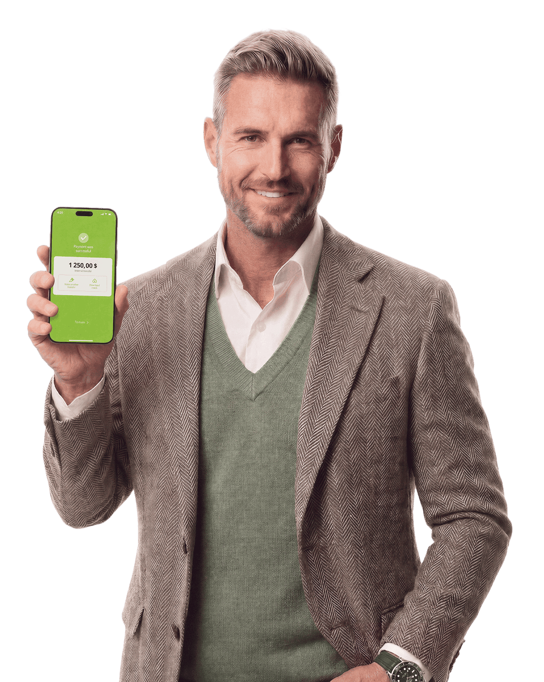 Man with phone