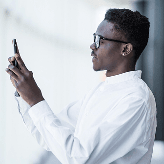 Man with phone