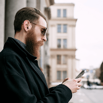 Man with phone